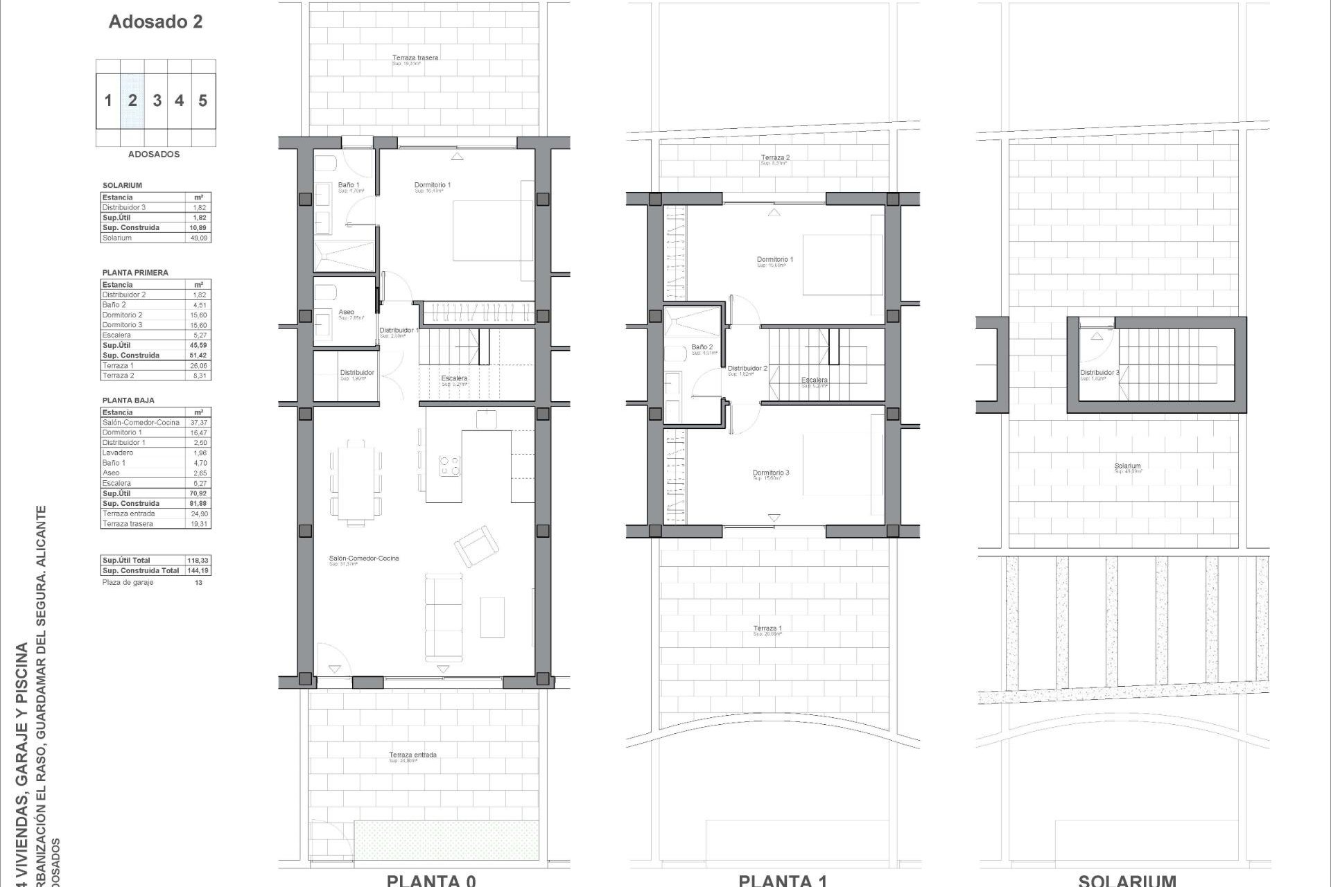 New Build - Terraced house / Townhouse - Guardamar del Segura