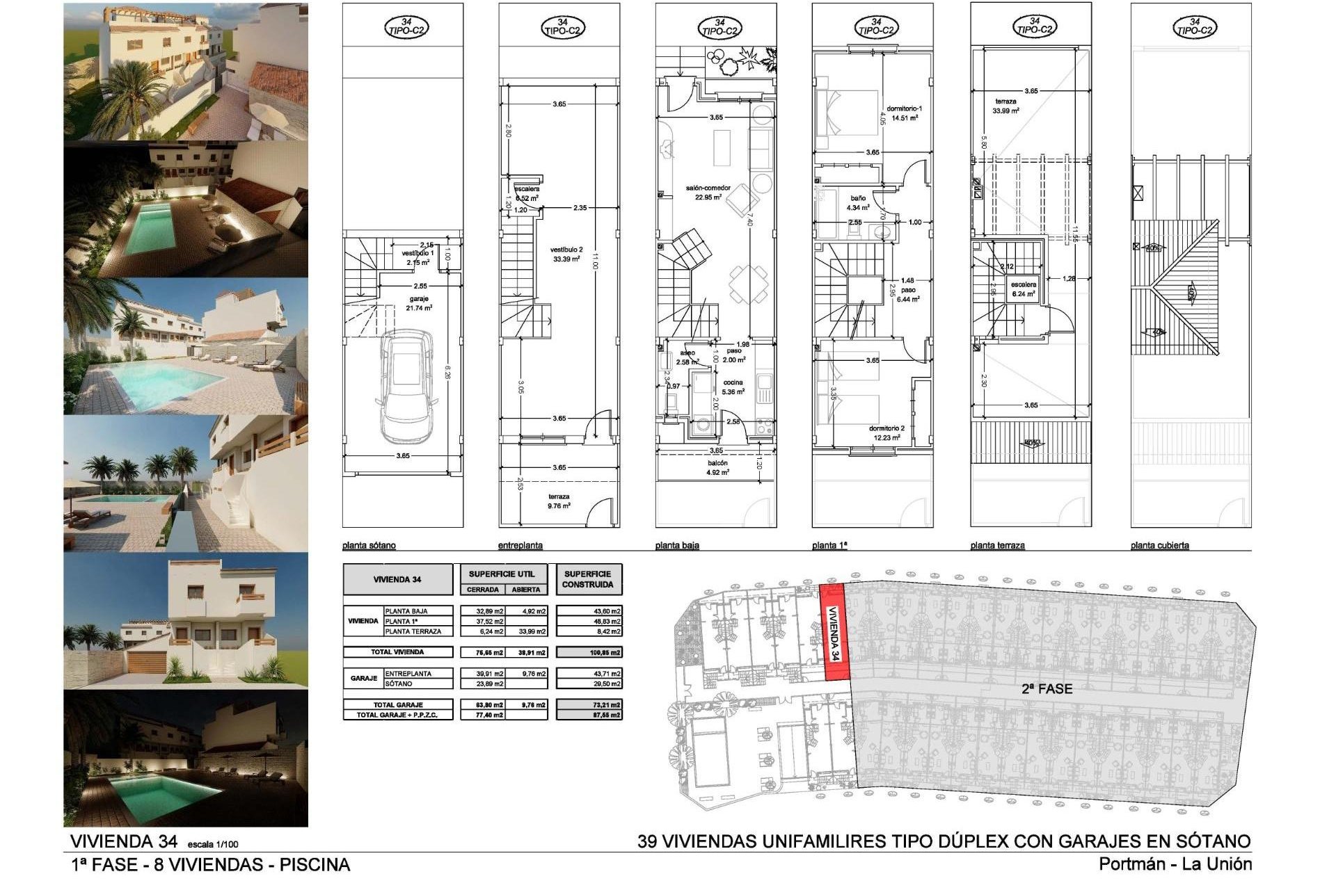 New Build - Terraced house / Townhouse - La Union - centro