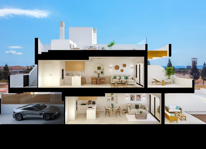 New Build - Terraced house / Townhouse - Los Alcazares - La Serena Golf