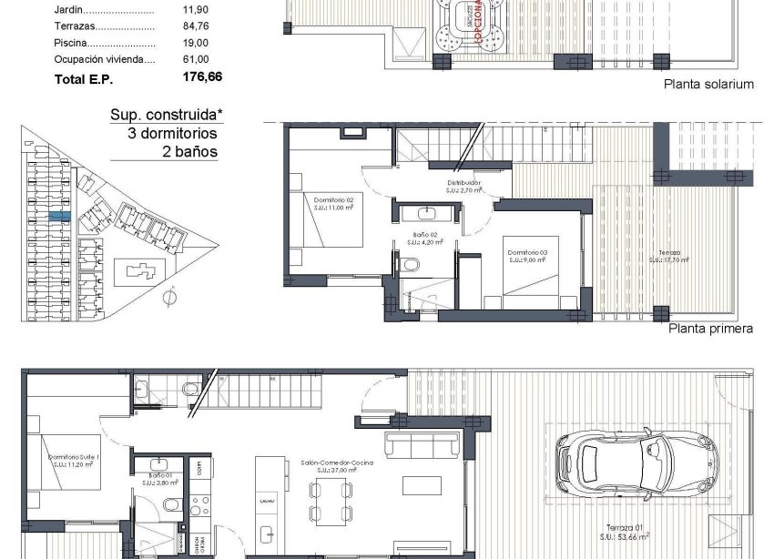 New Build - Terraced house / Townhouse - Los Alcazares - Serena Golf