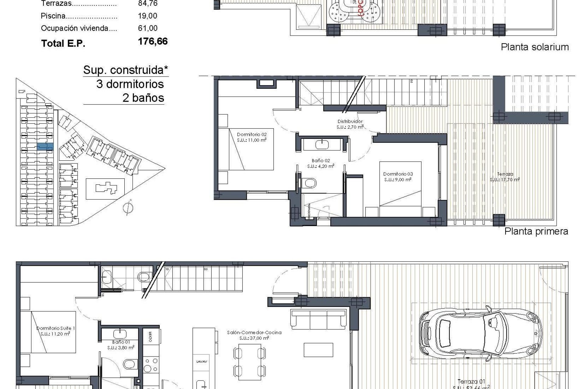 New Build - Terraced house / Townhouse - Los Alcazares - Serena Golf