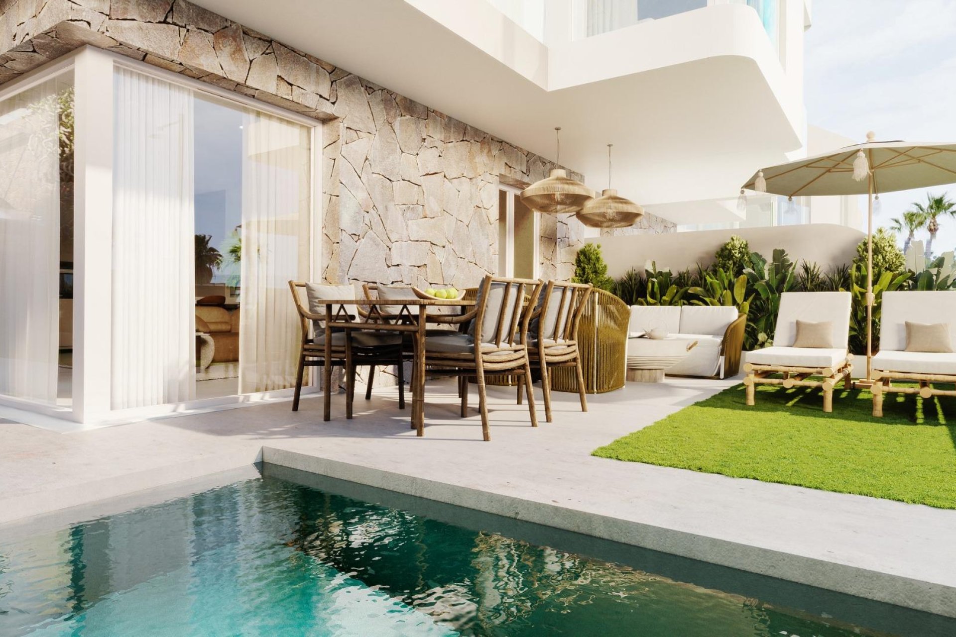 New Build - Terraced house / Townhouse - Mojacar - Playa de la Mena