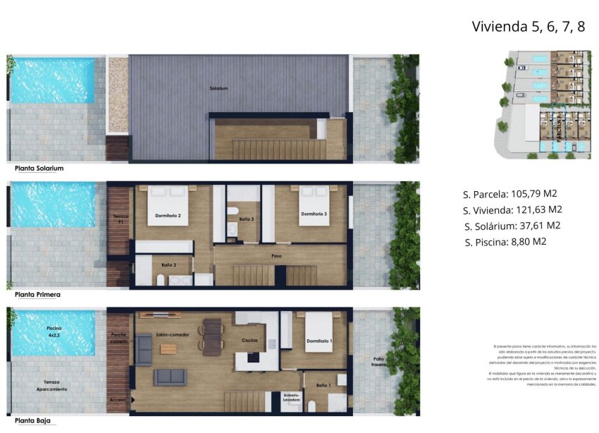 New Build - Terraced house / Townhouse - Pilar de la Horadada - Lo Monte