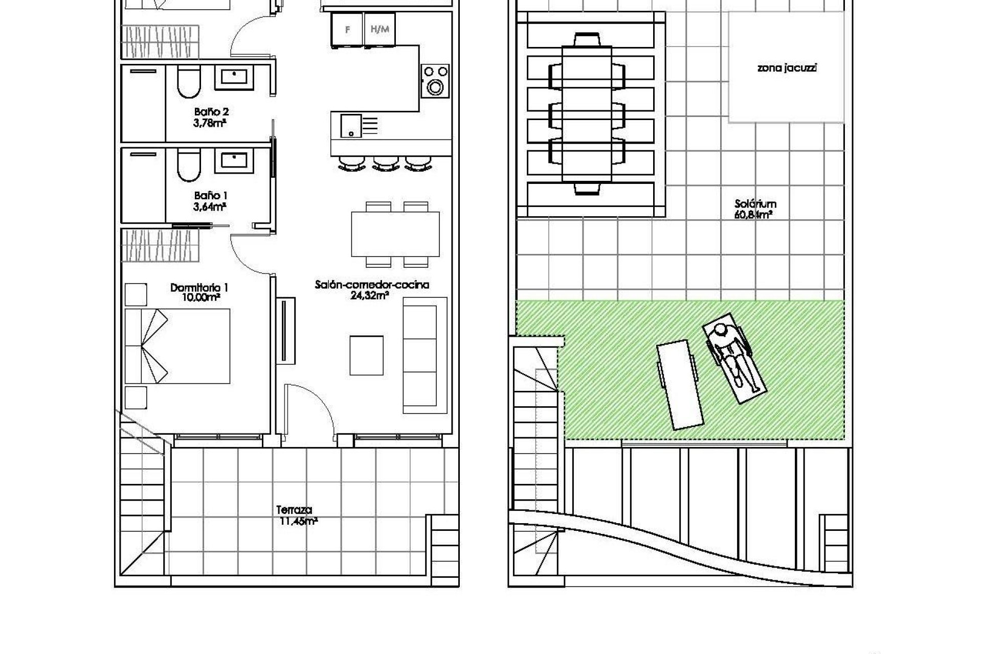 New Build - Terraced house / Townhouse - Pilar de la Horadada - Parque Ramon eugenio Escudero