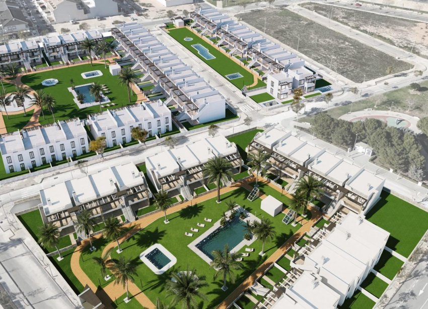 New Build - Terraced house / Townhouse - Pilar de la Horadada - pueblo