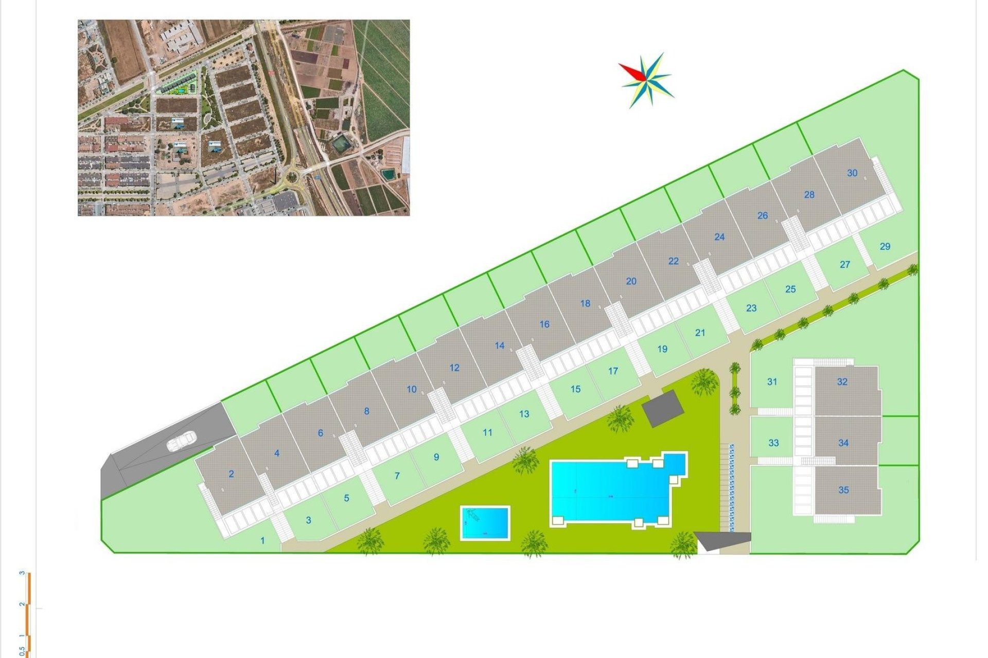 New Build - Terraced house / Townhouse - Pilar de la Horadada - pueblo