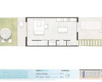 New Build - Terraced house / Townhouse - Pilar de la Horadada - pueblo