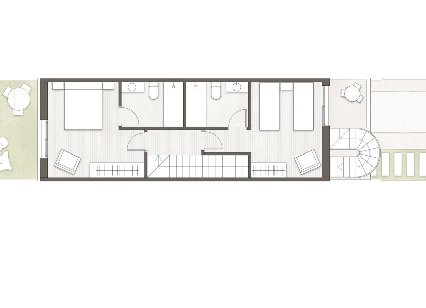 New Build - Terraced house / Townhouse - Pilar de la Horadada - pueblo