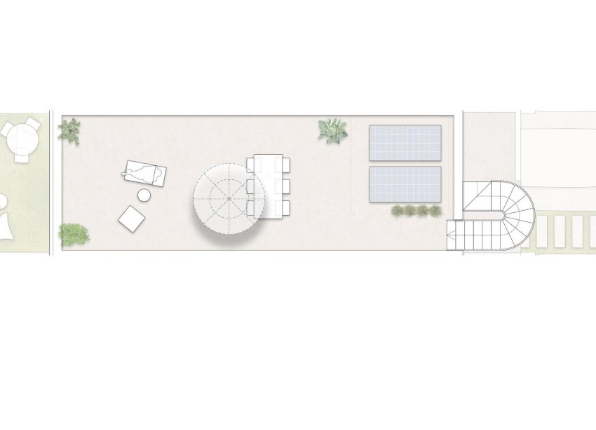 New Build - Terraced house / Townhouse - Pilar de la Horadada - pueblo