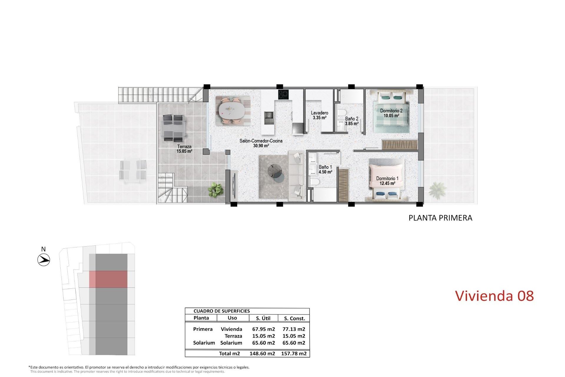 New Build - Terraced house / Townhouse - Pilar de la Horadada - pueblo