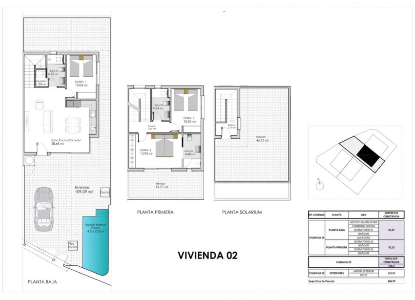 New Build - Terraced house / Townhouse - Pilar de la Horadada - pueblo