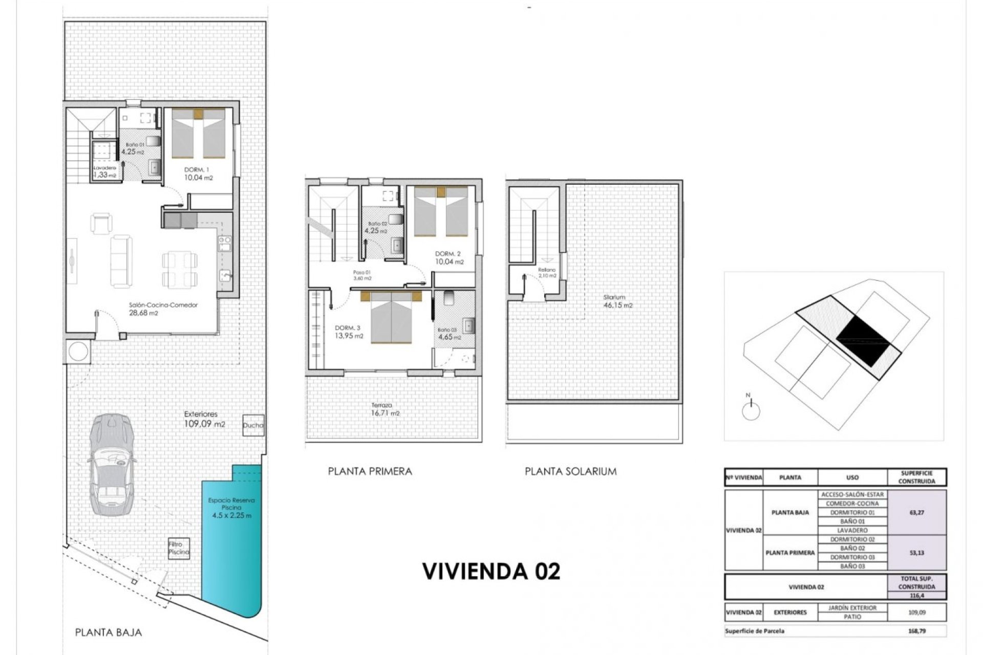 New Build - Terraced house / Townhouse - Pilar de la Horadada - pueblo