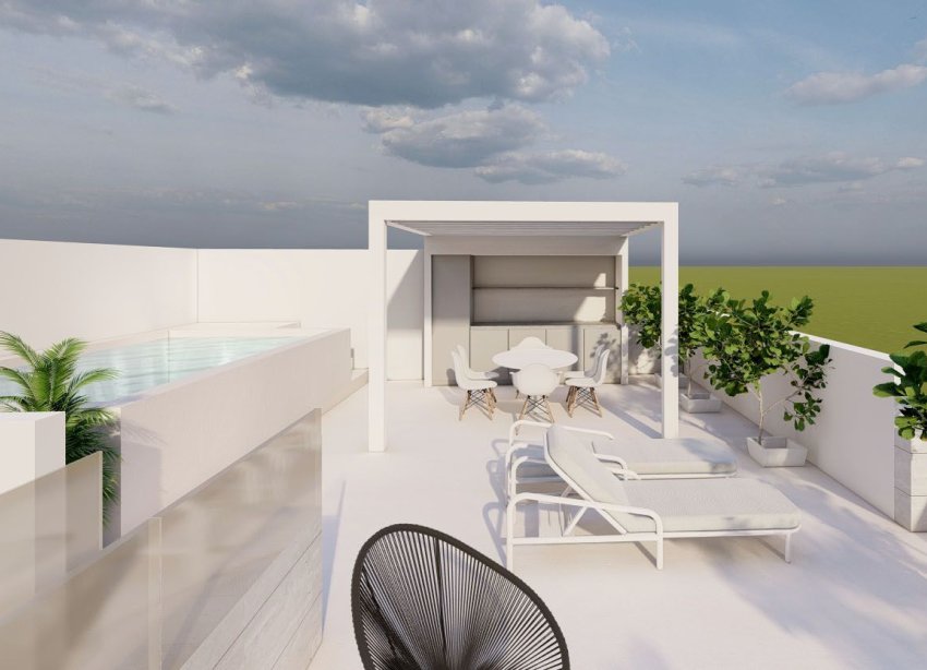 New Build - Terraced house / Townhouse - Pilar de la Horadada - pueblo