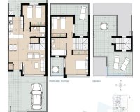 New Build - Terraced house / Townhouse - Pilar de la Horadada - Torre De La Horadada