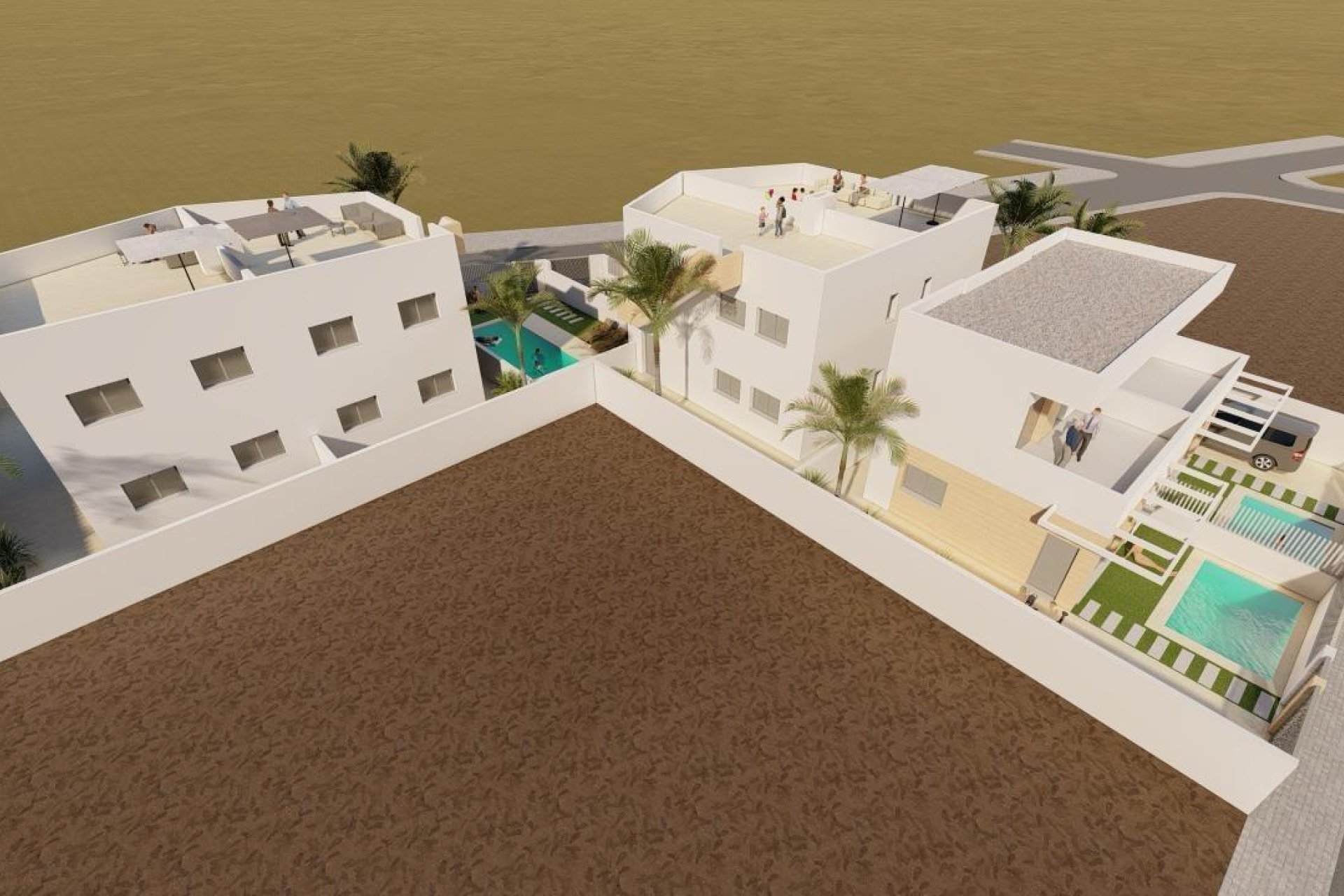 New Build - Terraced house / Townhouse - Puerto de Mazarron - Mar De Plata