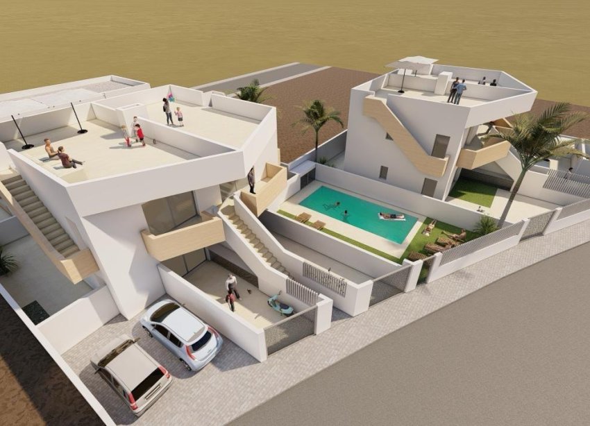 New Build - Terraced house / Townhouse - Puerto de Mazarron - Mar De Plata