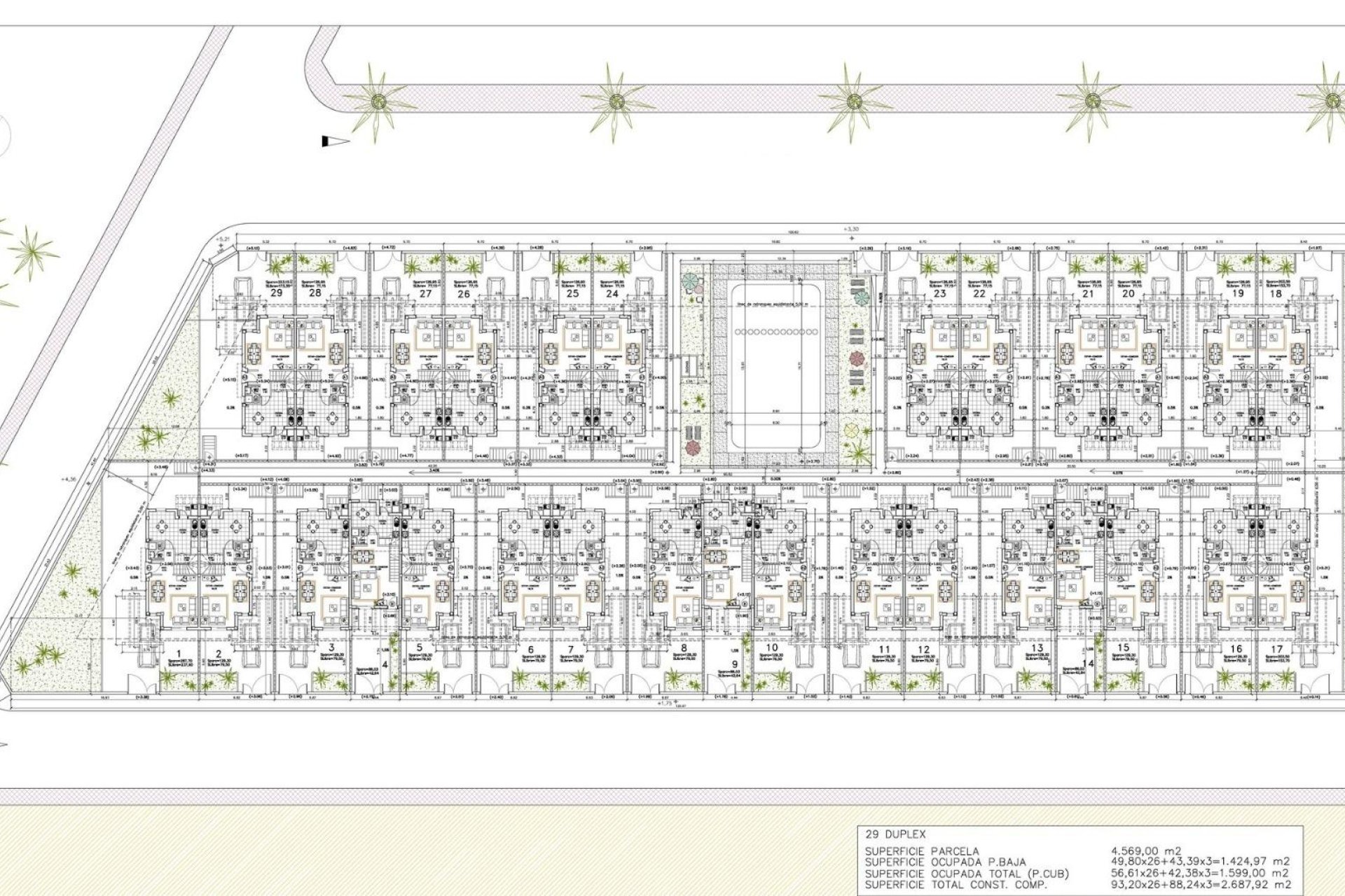 New Build - Terraced house / Townhouse - Puerto de Mazarron - Mar De Plata