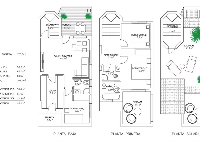 New Build - Terraced house / Townhouse - San Fulgencio