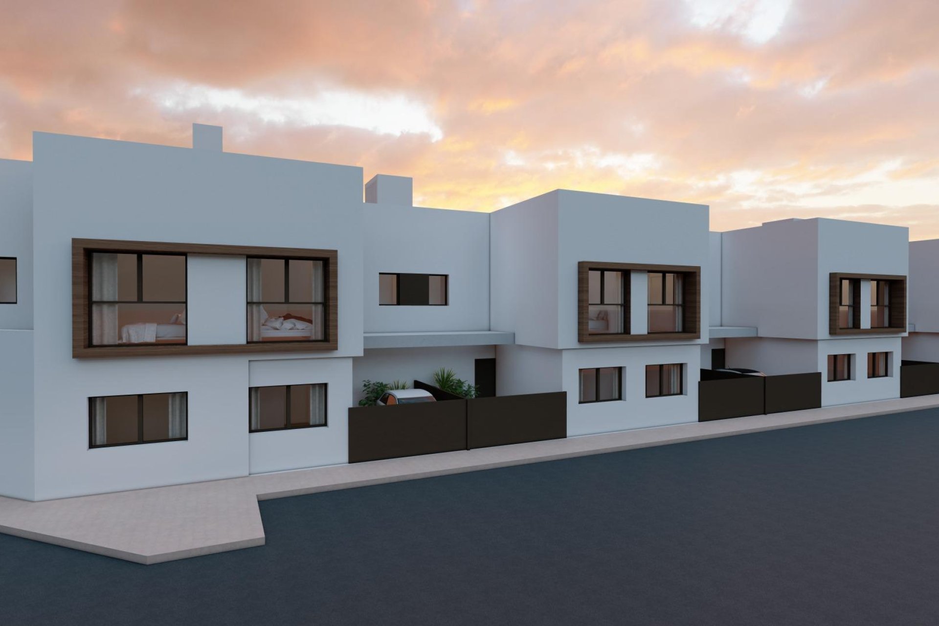 New Build - Terraced house / Townhouse - San Javier - pueblo