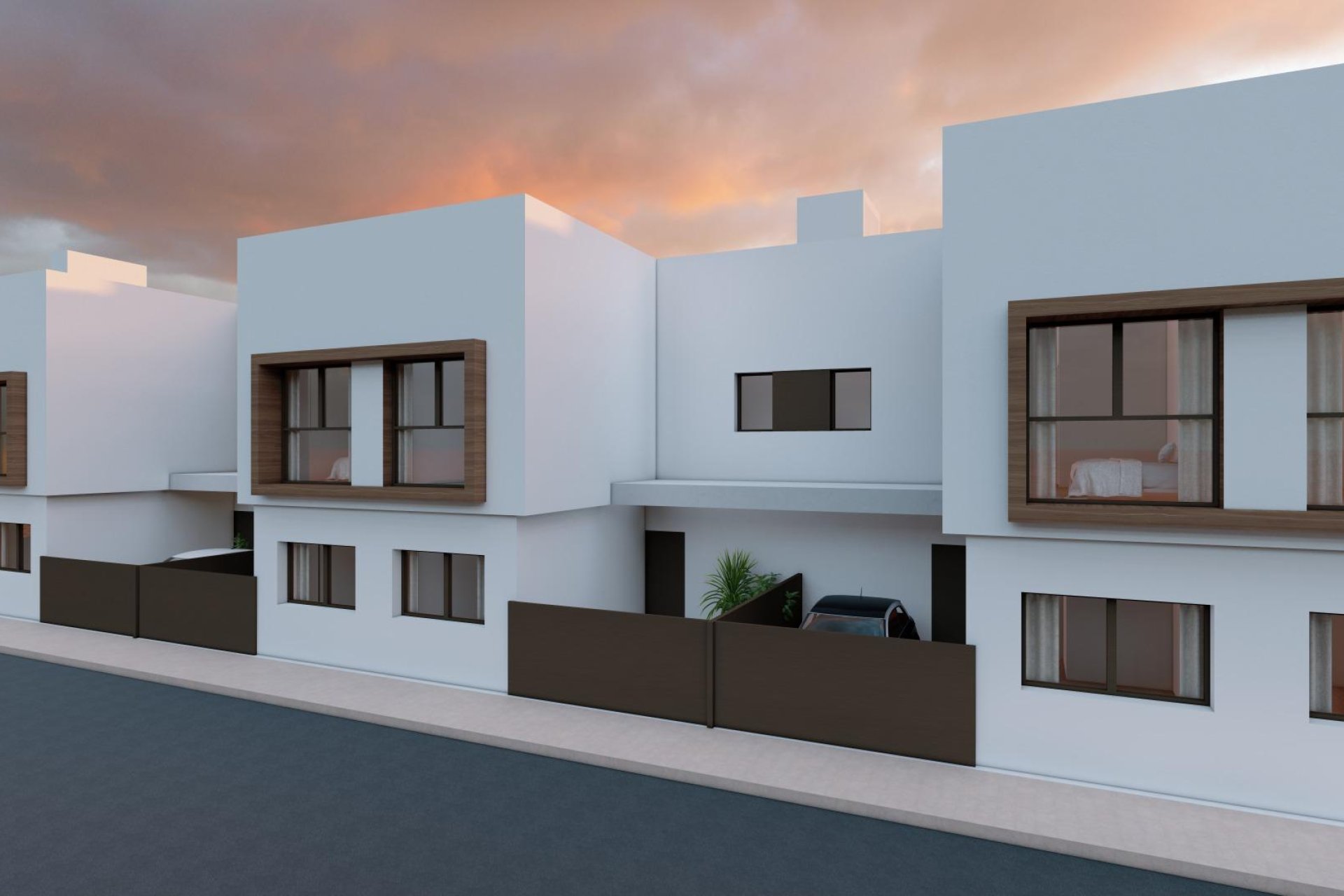 New Build - Terraced house / Townhouse - San Javier - pueblo