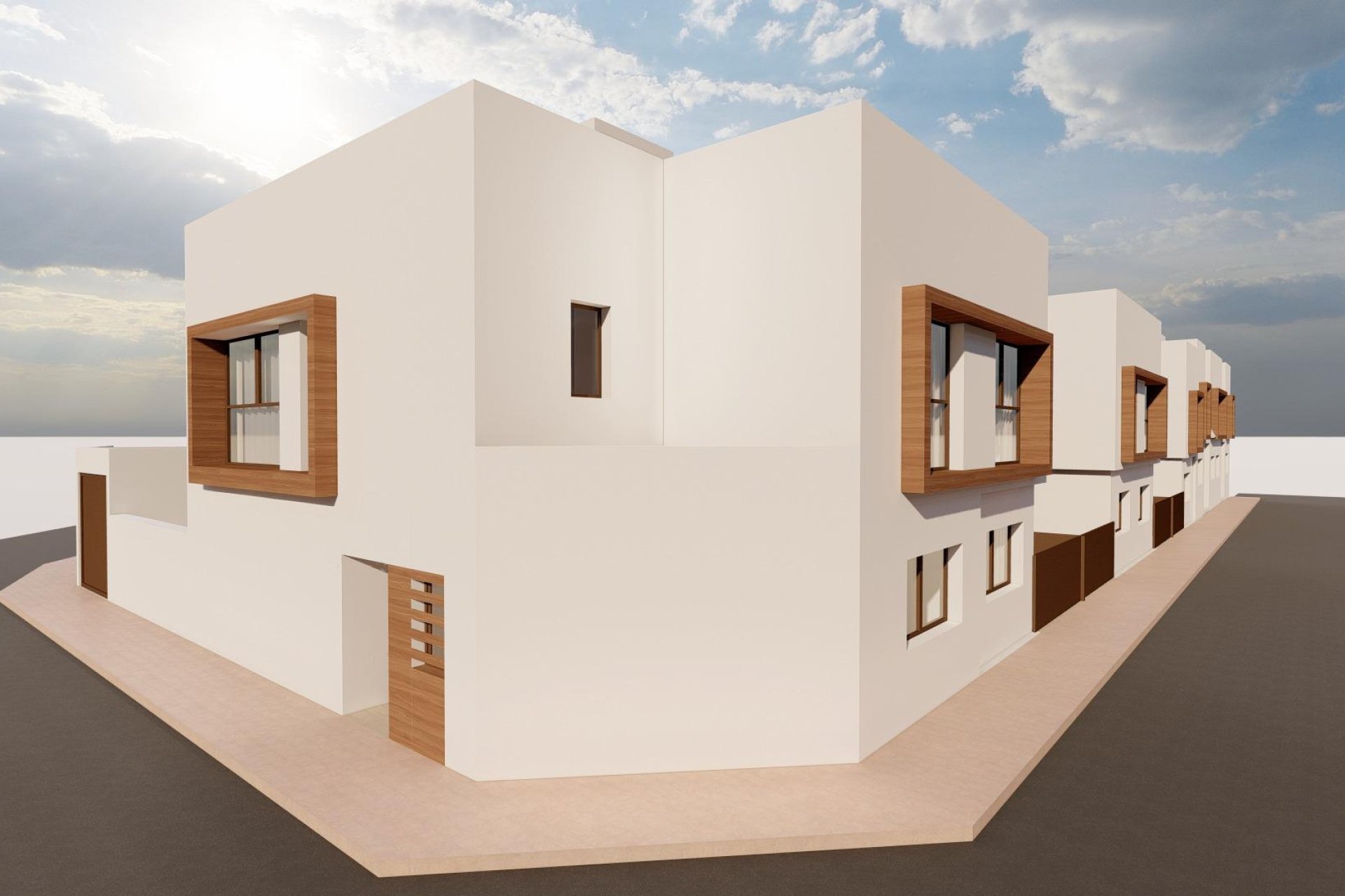 New Build - Terraced house / Townhouse - San Javier - pueblo