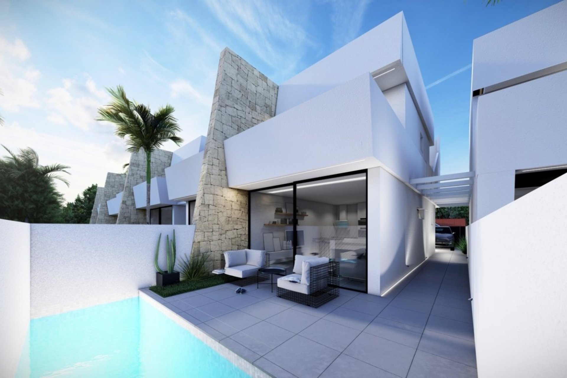 New Build - Terraced house / Townhouse - San Javier - San Blas