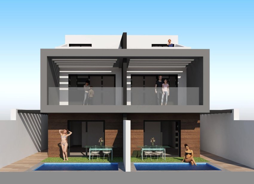 New Build - Terraced house / Townhouse - San Javier - Santiago De La Ribera
