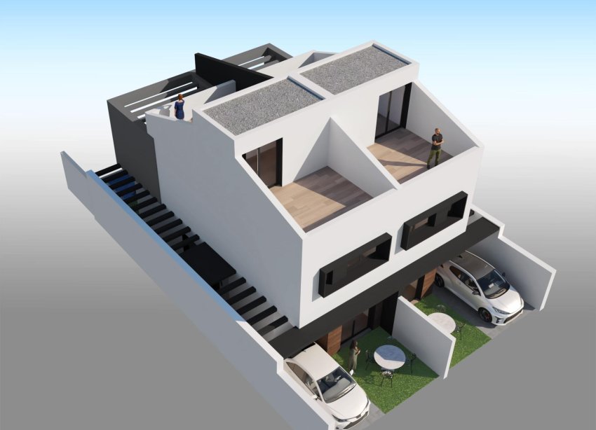 New Build - Terraced house / Townhouse - San Javier - Santiago De La Ribera