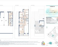 New Build - Terraced house / Townhouse - San Juan Alicante - Cabo de las Huertas