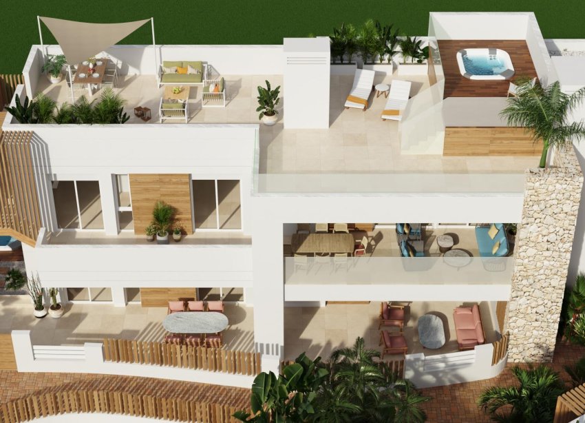 New Build - Terraced house / Townhouse - San Juan de los Terreros