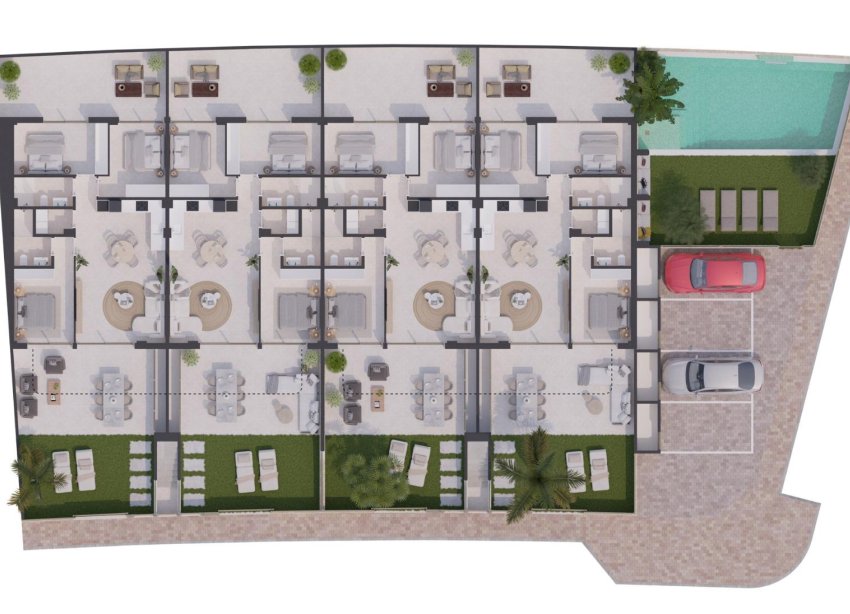 New Build - Terraced house / Townhouse - San Pedro del Pinatar - Los Cuarteros