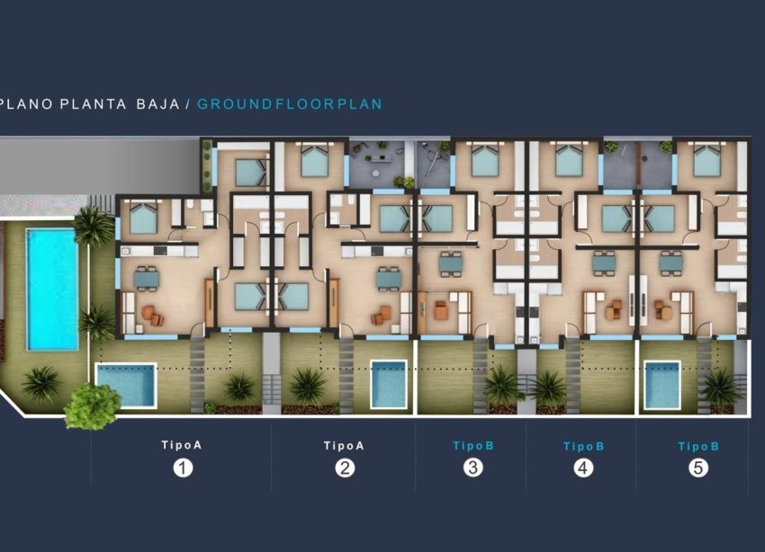 New Build - Terraced house / Townhouse - San Pedro del Pinatar - Los Pinos