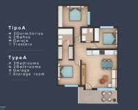 New Build - Terraced house / Townhouse - San Pedro del Pinatar - Los Pinos
