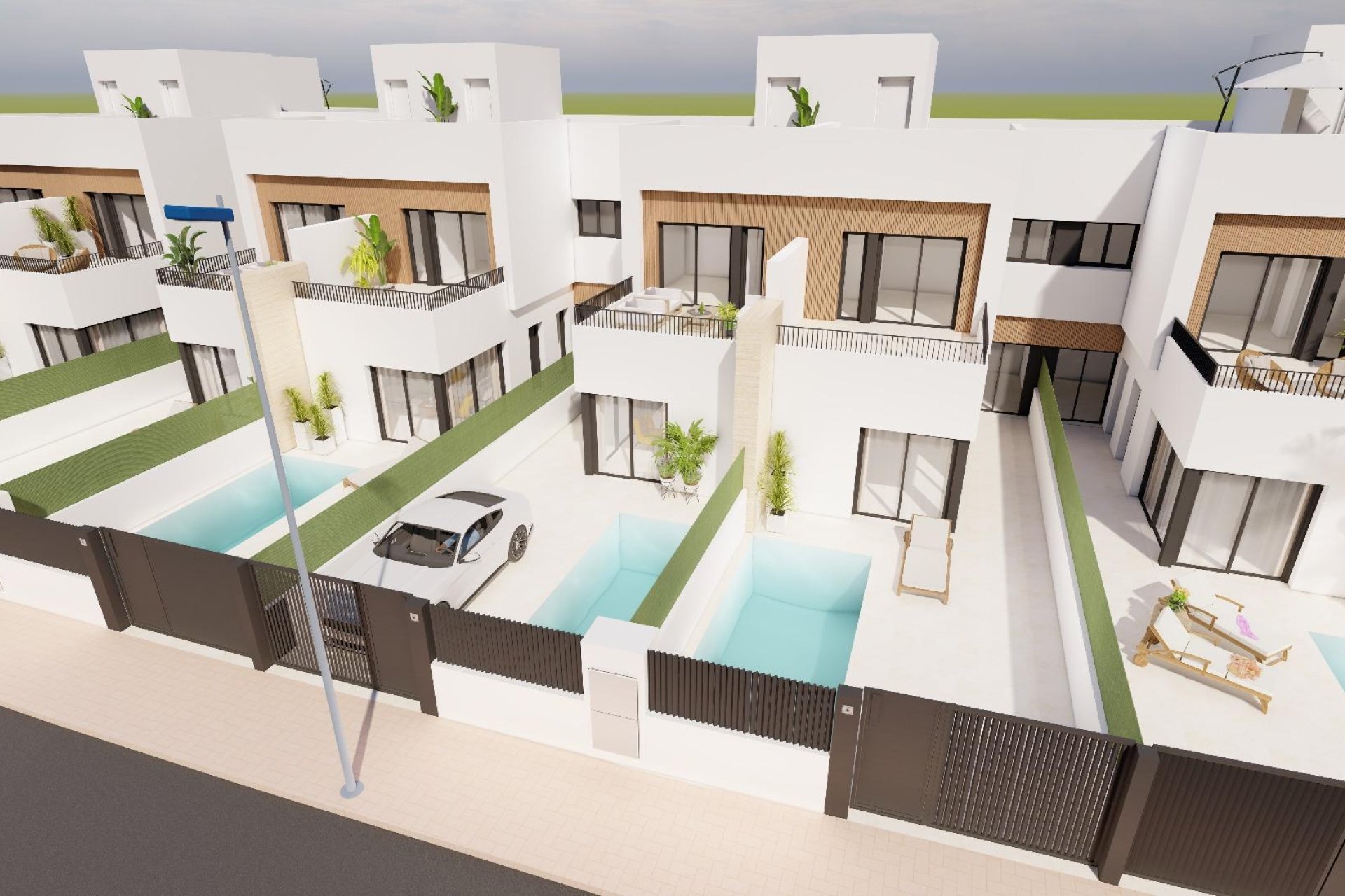 New Build - Terraced house / Townhouse - Santiago de la Ribera