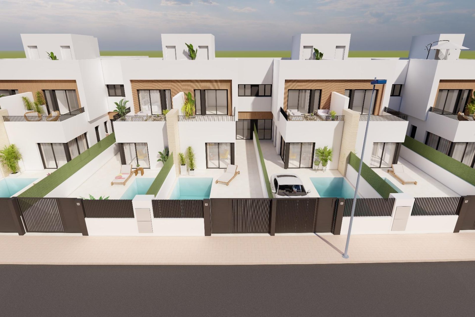 New Build - Terraced house / Townhouse - Santiago de la Ribera