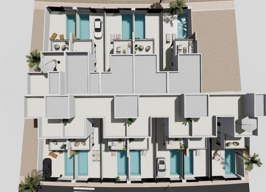 New Build - Terraced house / Townhouse - Santiago de la Ribera