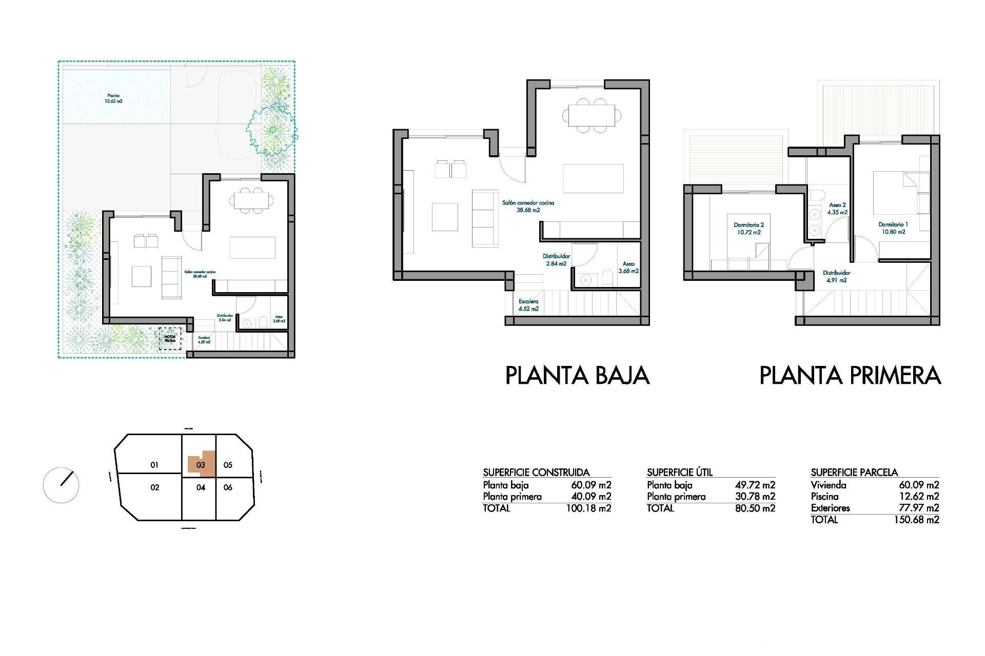 New Build - Terraced house / Townhouse - Torre Pacheco - El Alba