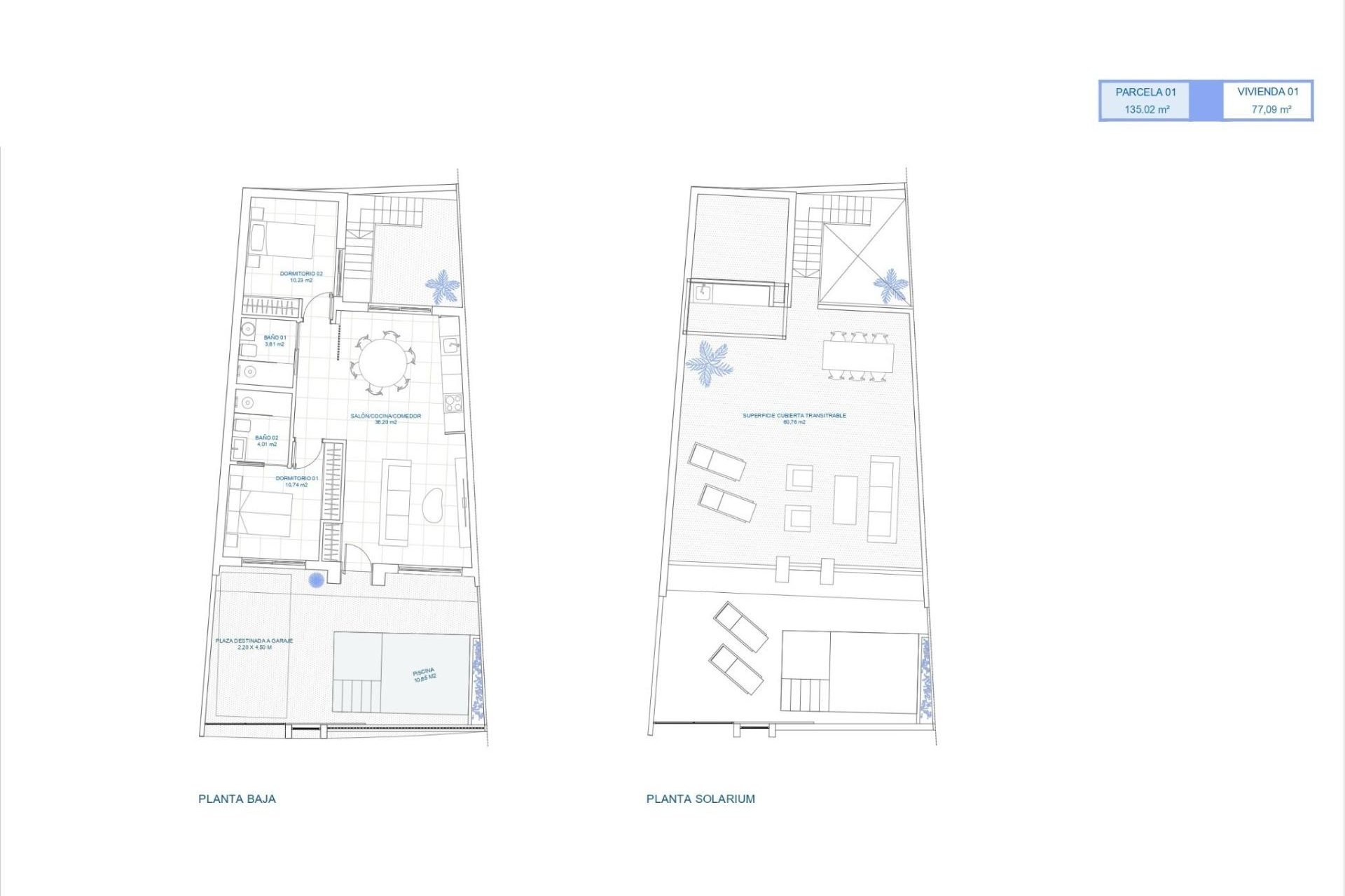 New Build - Terraced house / Townhouse - Torre Pacheco - El Alba