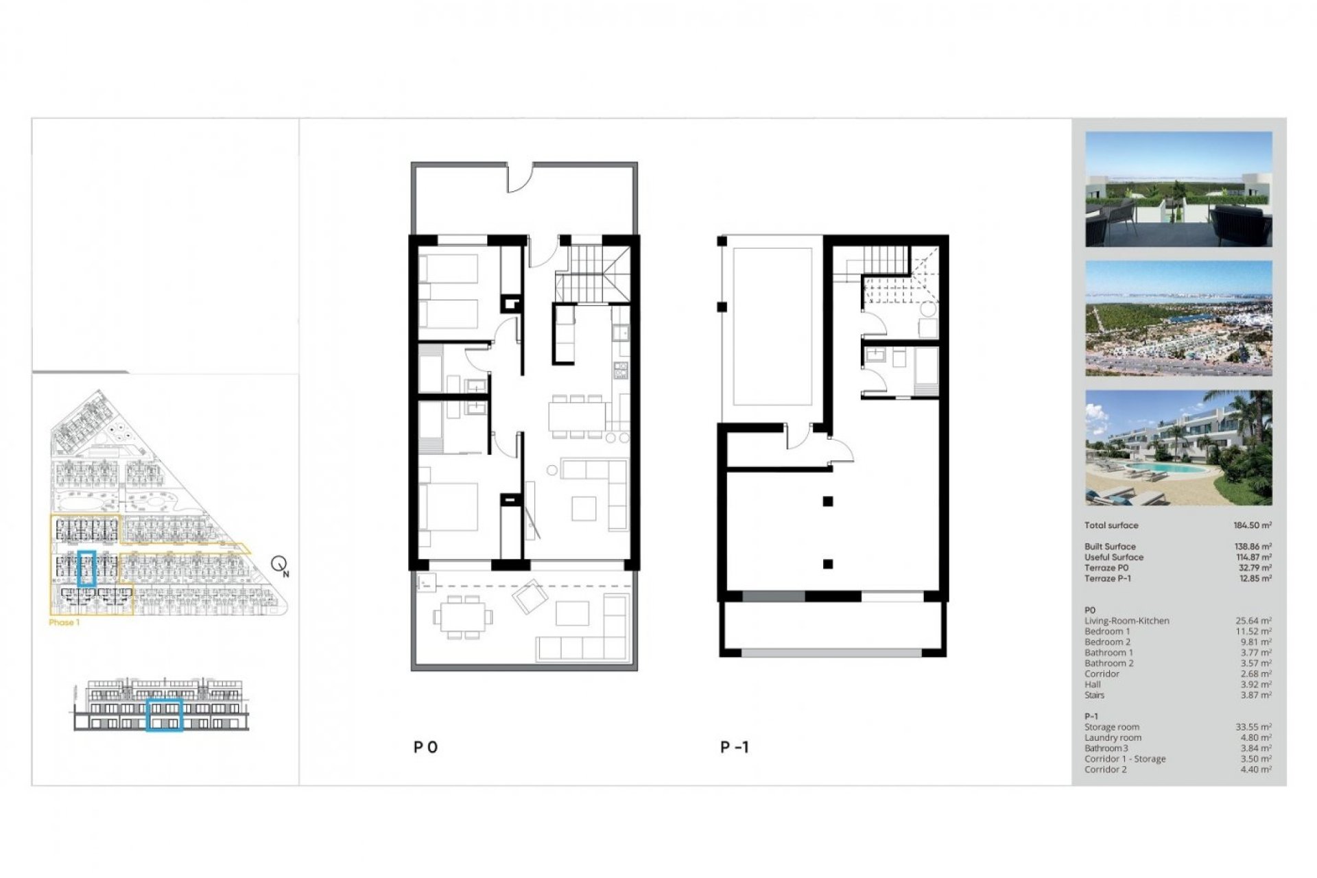 New Build - Terraced house / Townhouse - Torrevieja - Lago Jardín II
