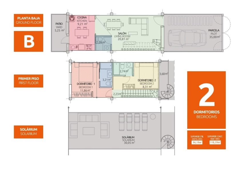 New Build - Town House - Gran alacant - Turquesa