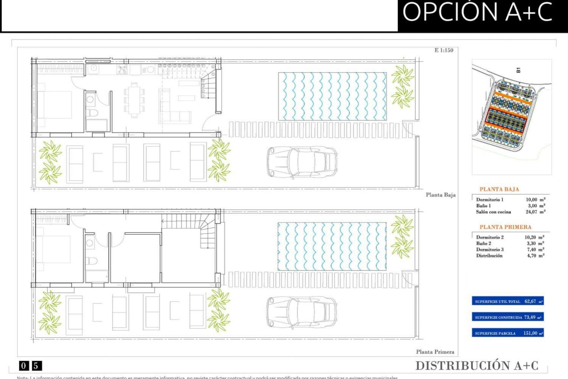 New Build - Town House - Gran Alacant - Turquesa