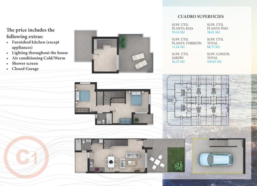 New Build - Town House - La Manga del Mar Menor - La Manga