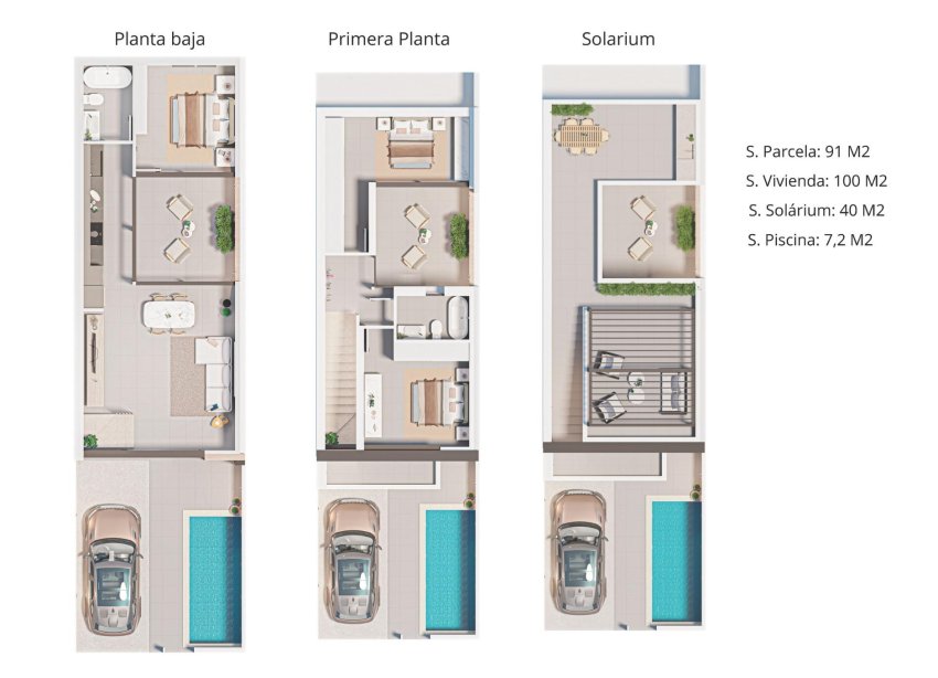 New Build - Town House - San Pedro del Pinatar - Pueblo