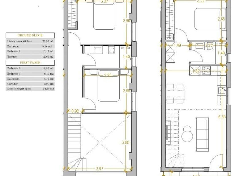 New Build - Townhouse / Terraced House - Orihuela Costa