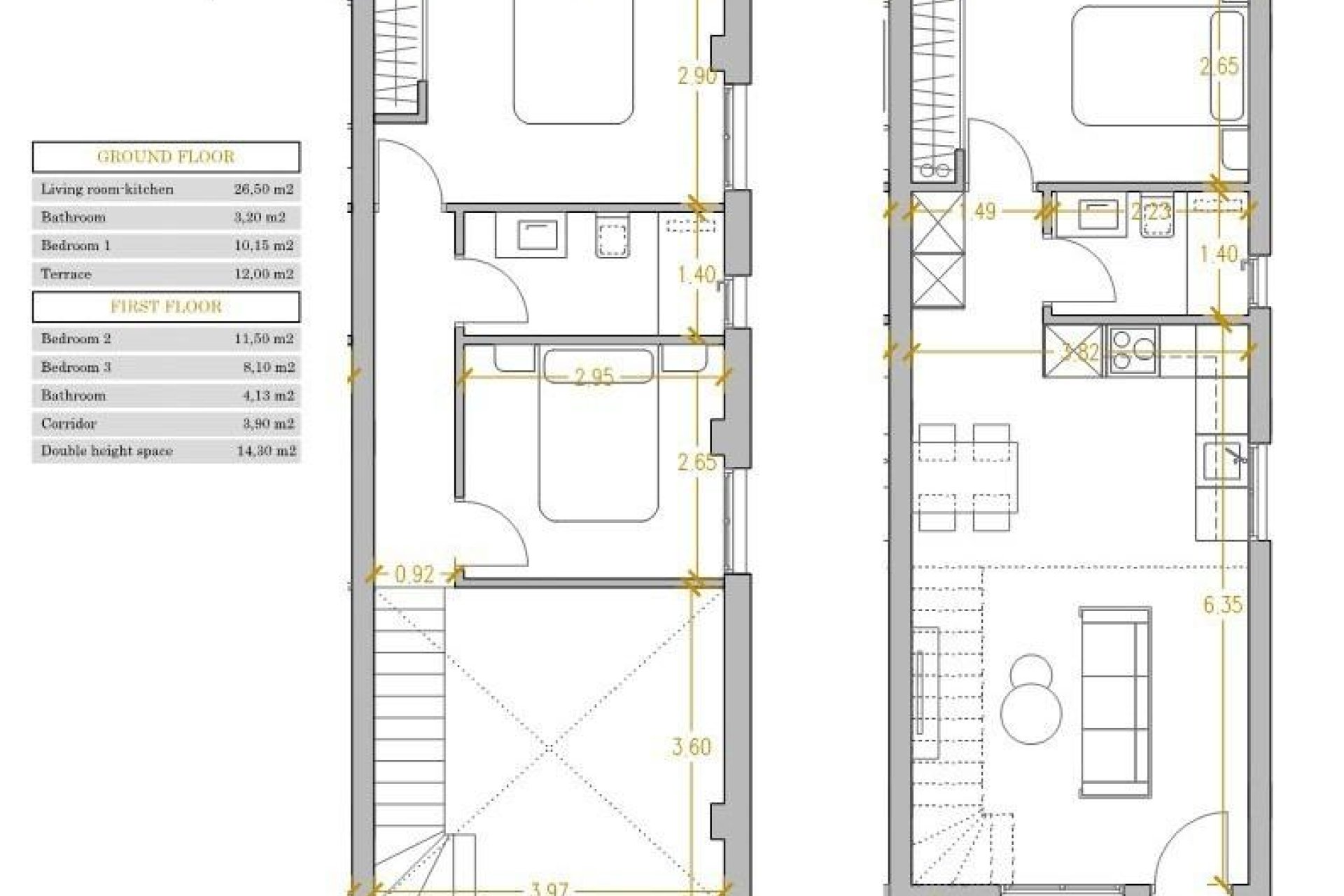 New Build - Townhouse / Terraced House - Orihuela Costa
