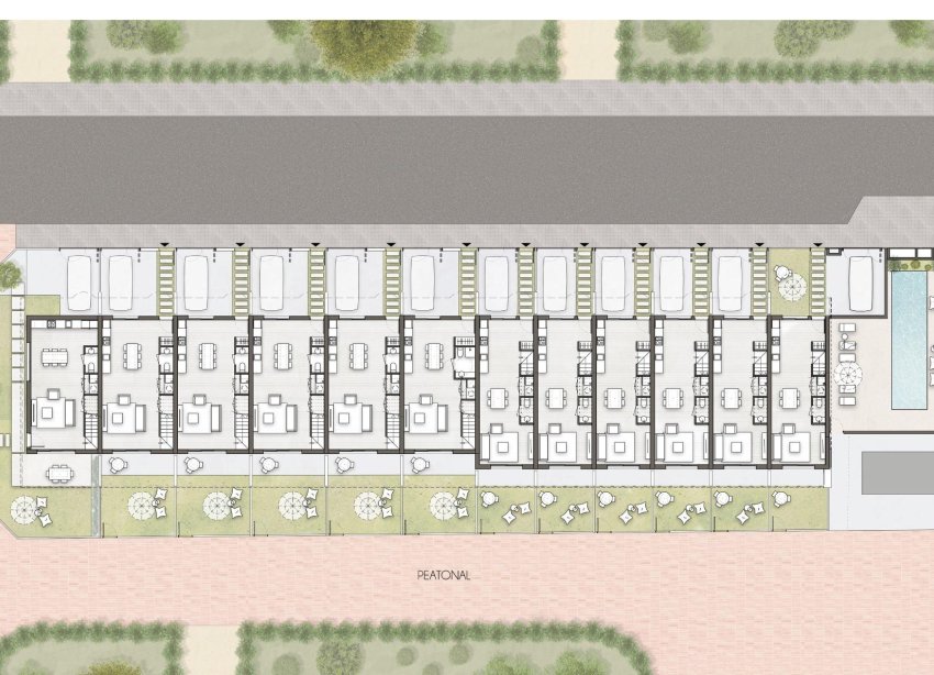 New Build - Townhouse / Terraced House - Pilar de la Horadada