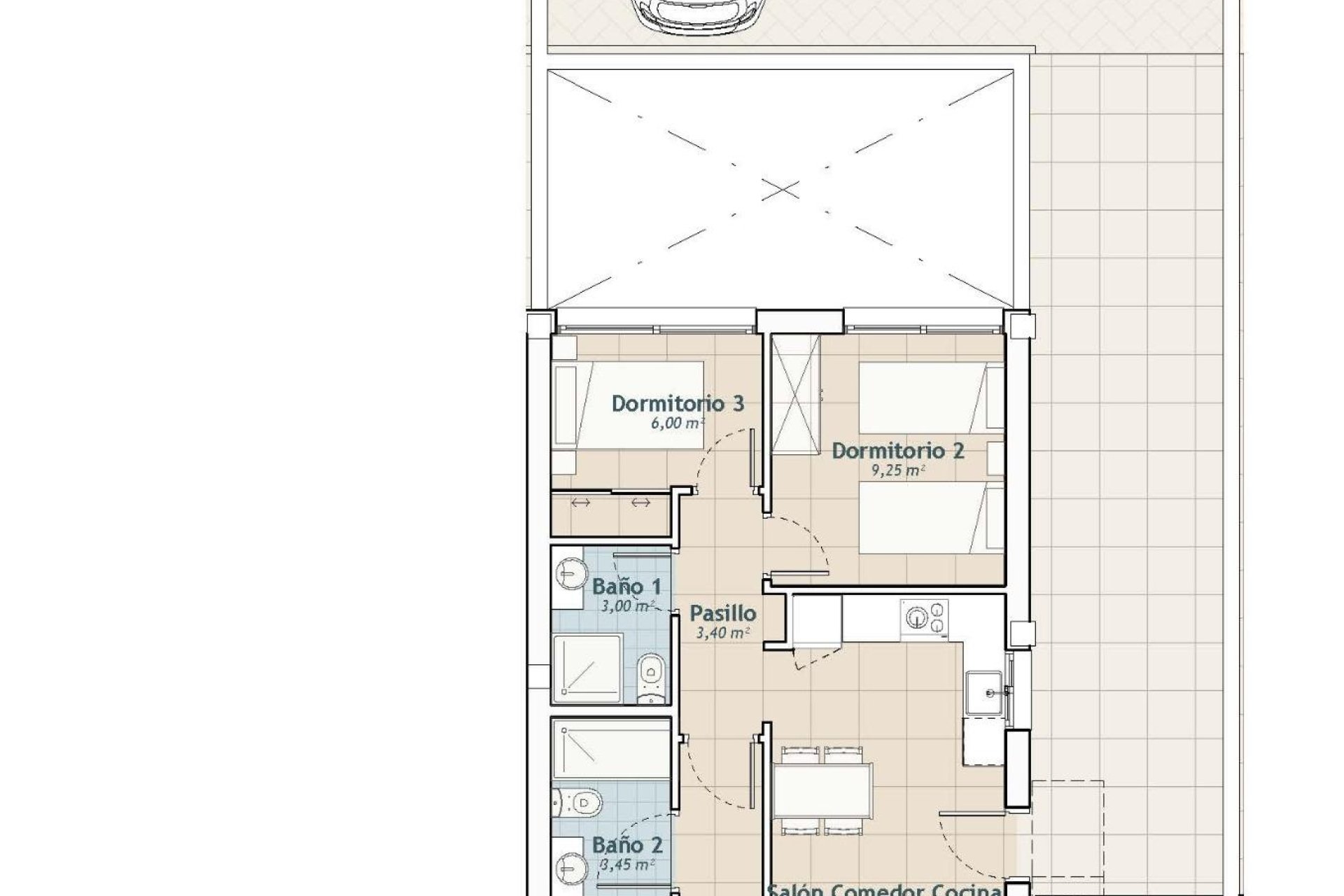 New Build - Townhouse / Terraced House - San Miguel de Salinas