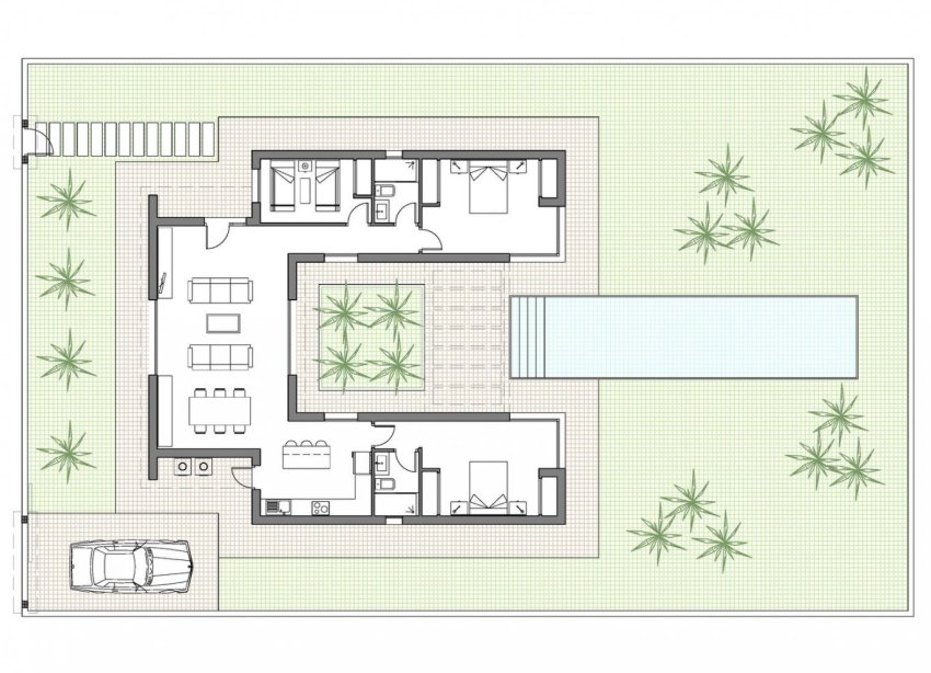 New Build - Villa - Benijofar - Polideportivo