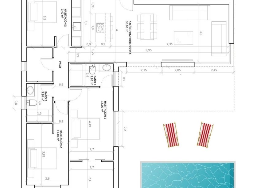 New Build - Villa - Hondón de las Nieves - Urbaniz La Montañosa