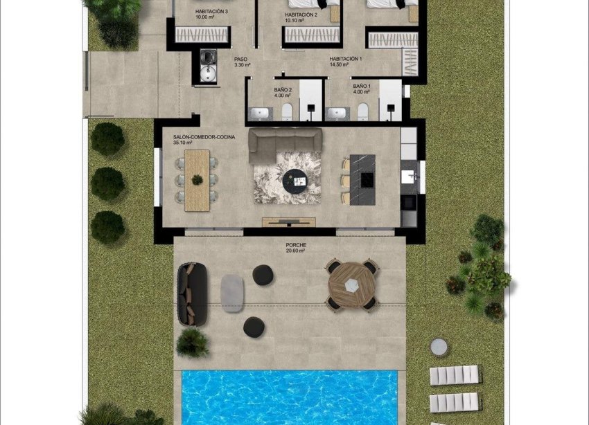 New Build - Villa - Hondón de las Nieves - Urbaniz La Montañosa